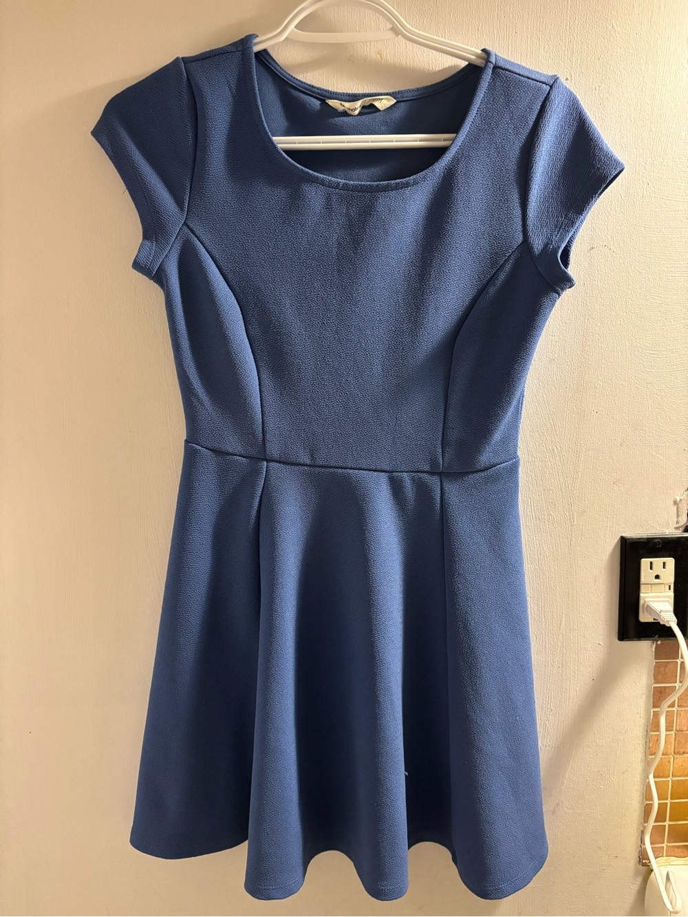 Women's medium Blue Fit-and-Flare Dress